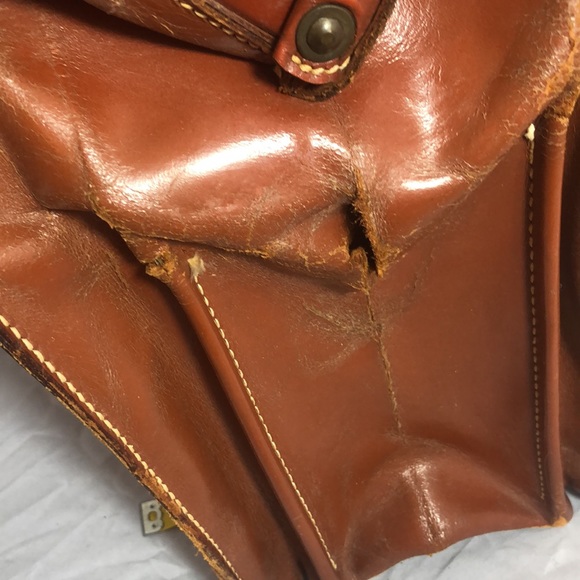 Vintage Leather Doctors Bag Style Suitcase